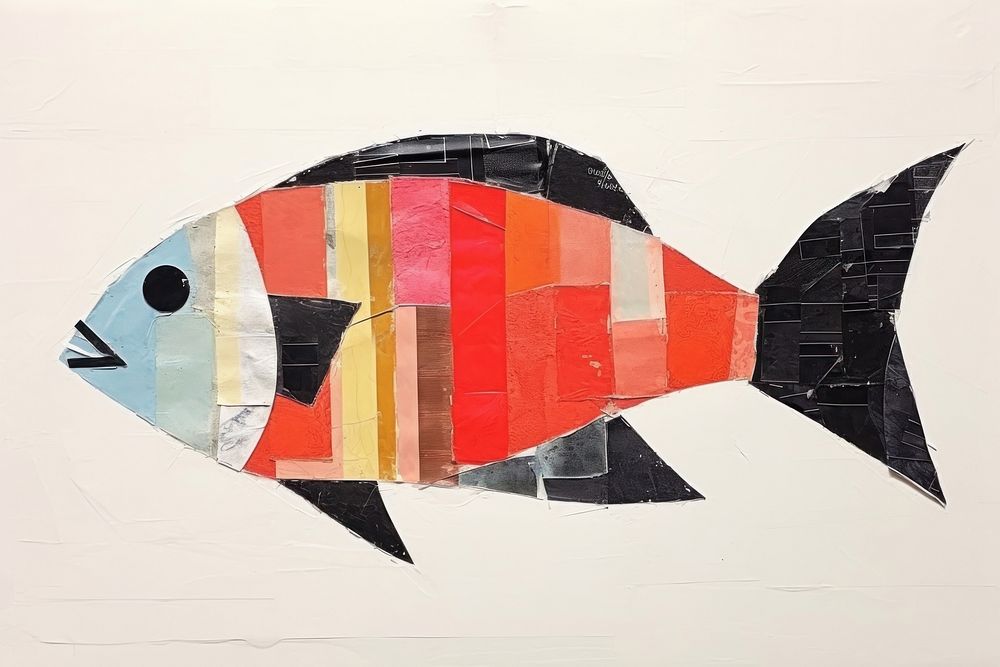 Fish art painting animal.