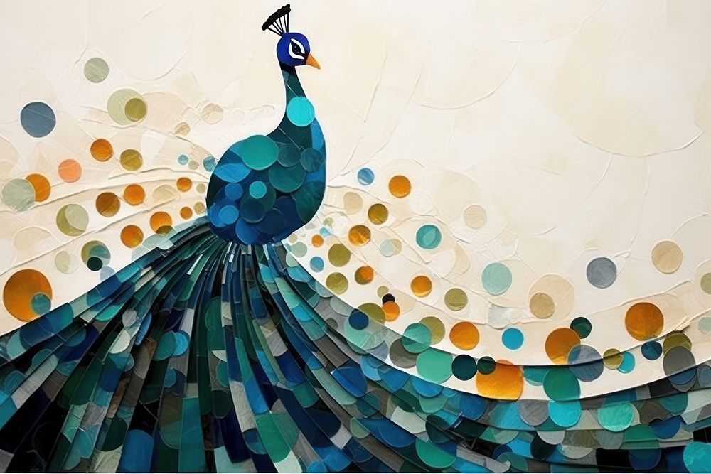 Peacock art bird creativity.