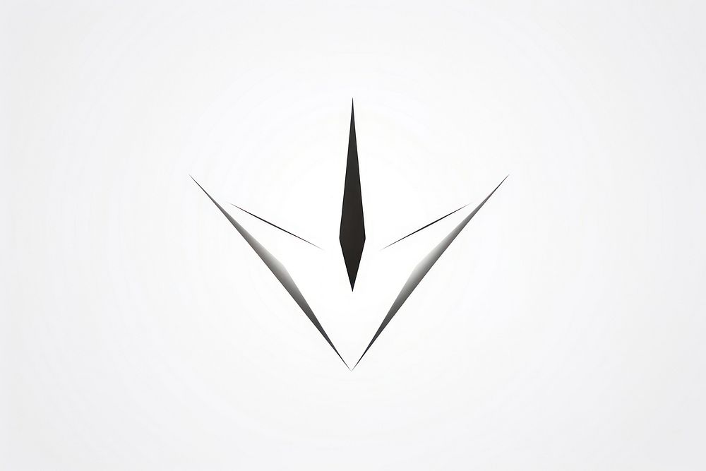 Modern vectorized line logo abstract shape.