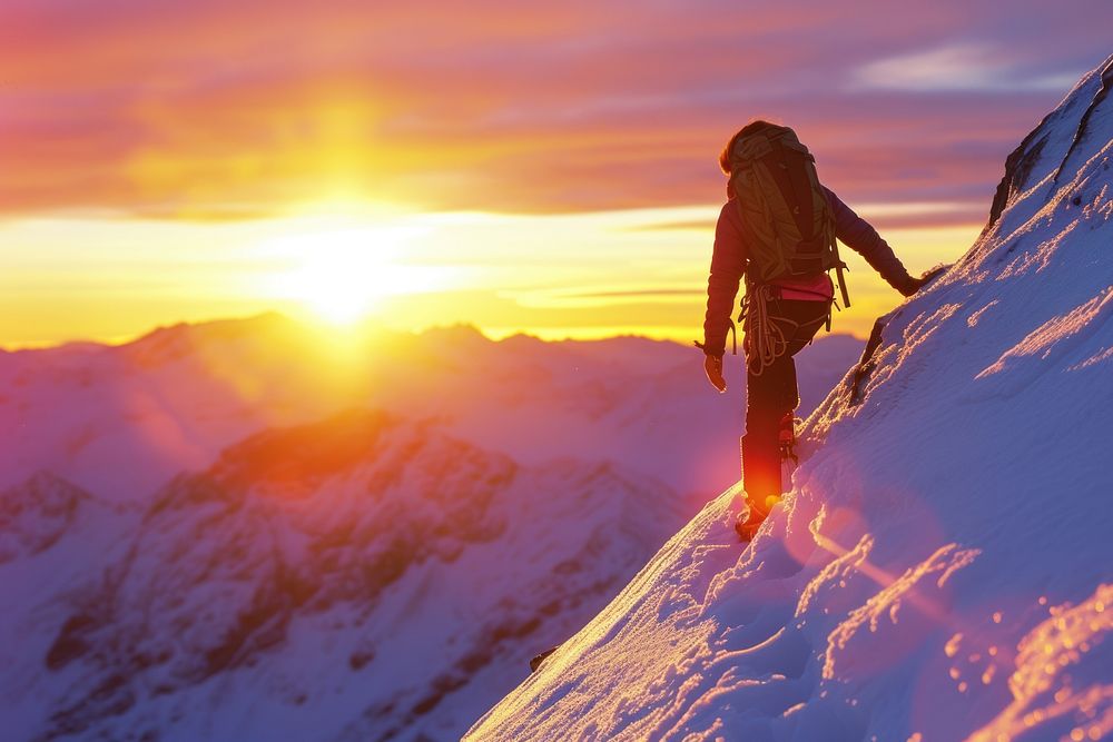 African american woman mountain climbing | Free Photo - rawpixel