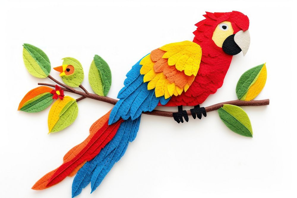 Parrot animal craft bird.
