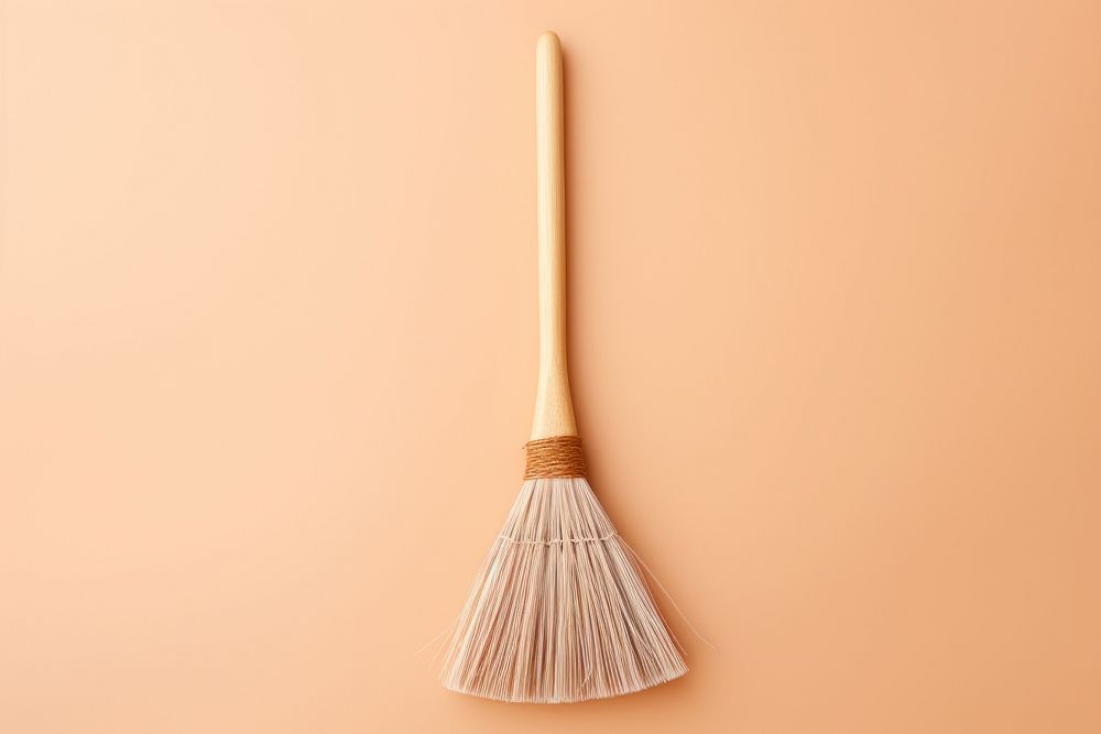 Broom brush tool cleaning.