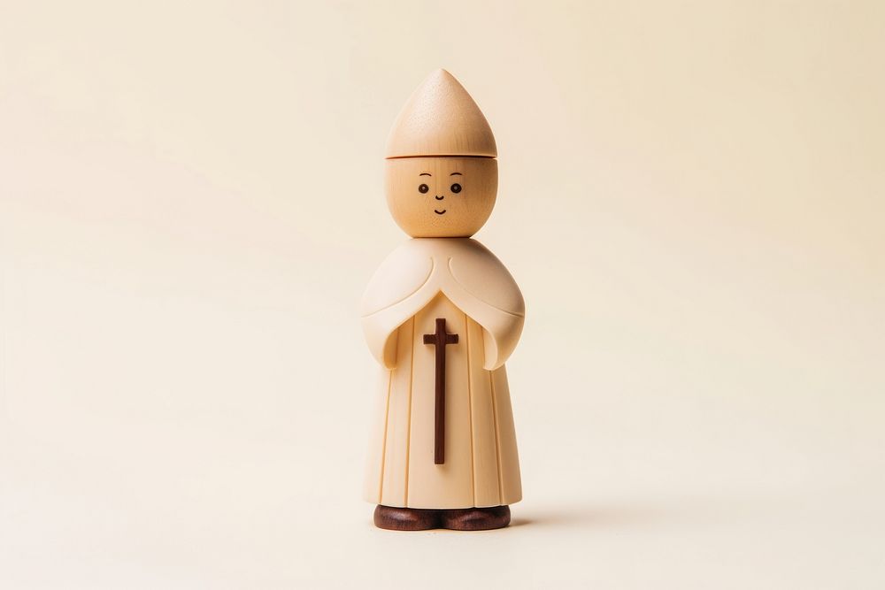 Pal santo wood figurine toy representation.