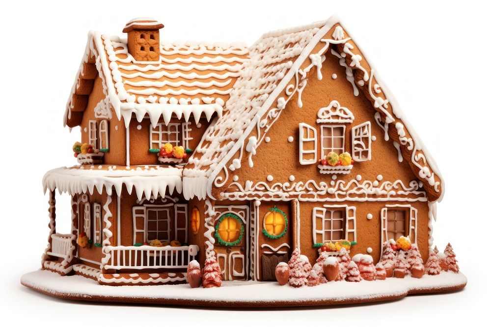 Culinary Gingerbread house gingerbread architecture building.