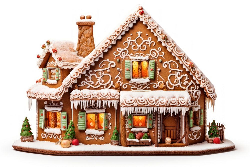 Culinary Gingerbread house gingerbread architecture building.