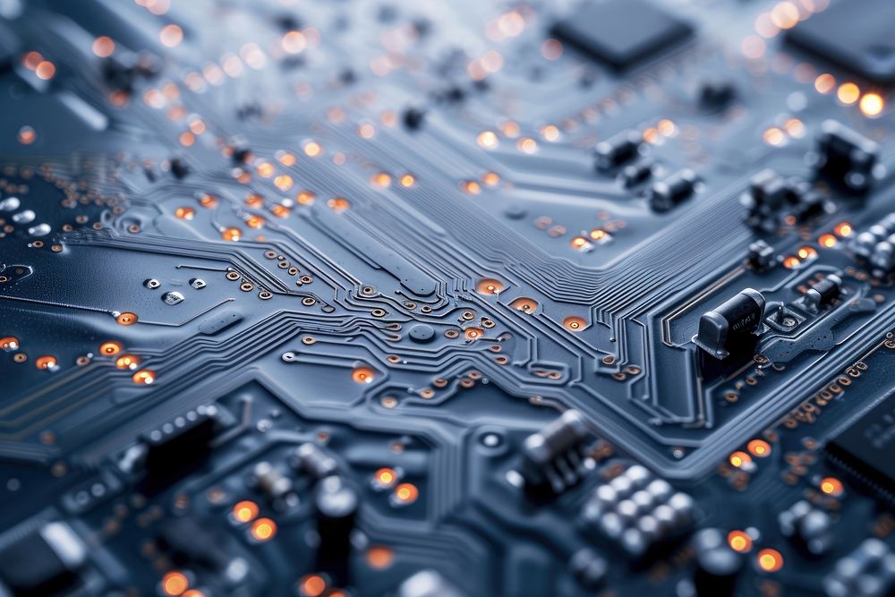 Circuit board electronics backgrounds motherboard.
