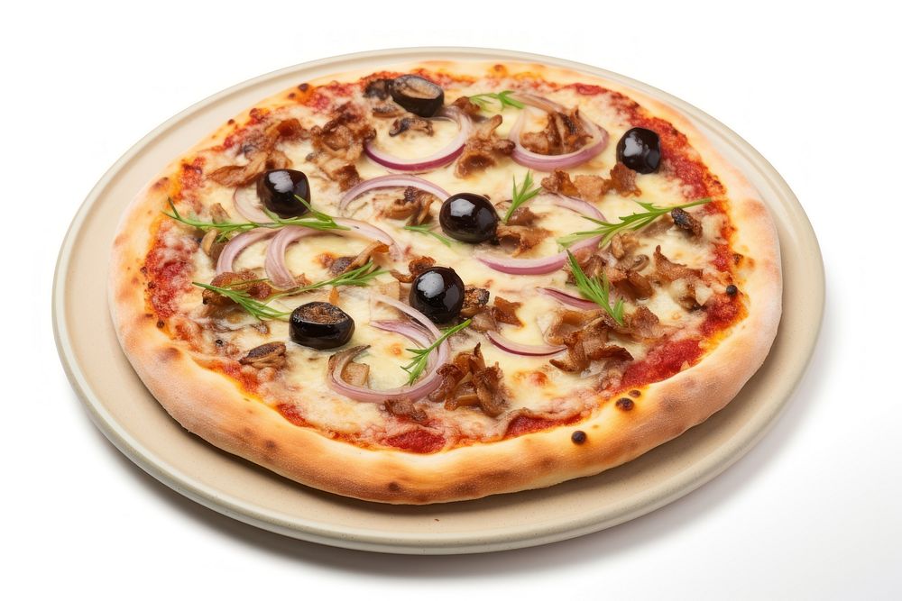 Pizza Anchovy and Olives and parmesan olive food meal.