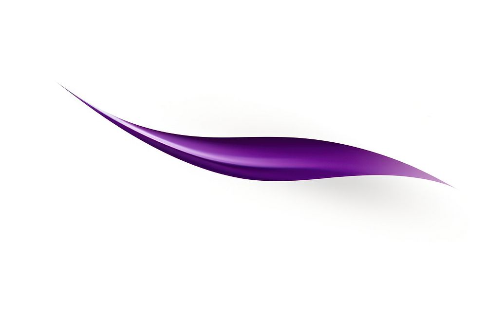 Purple curved vectorized line logo abstract white background.