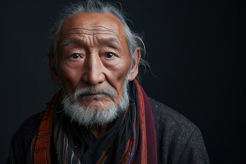 Nepalese Middle Age photography portrait adult.