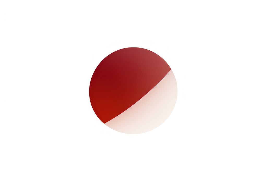 Red telephone vectorized line logo shape white background.