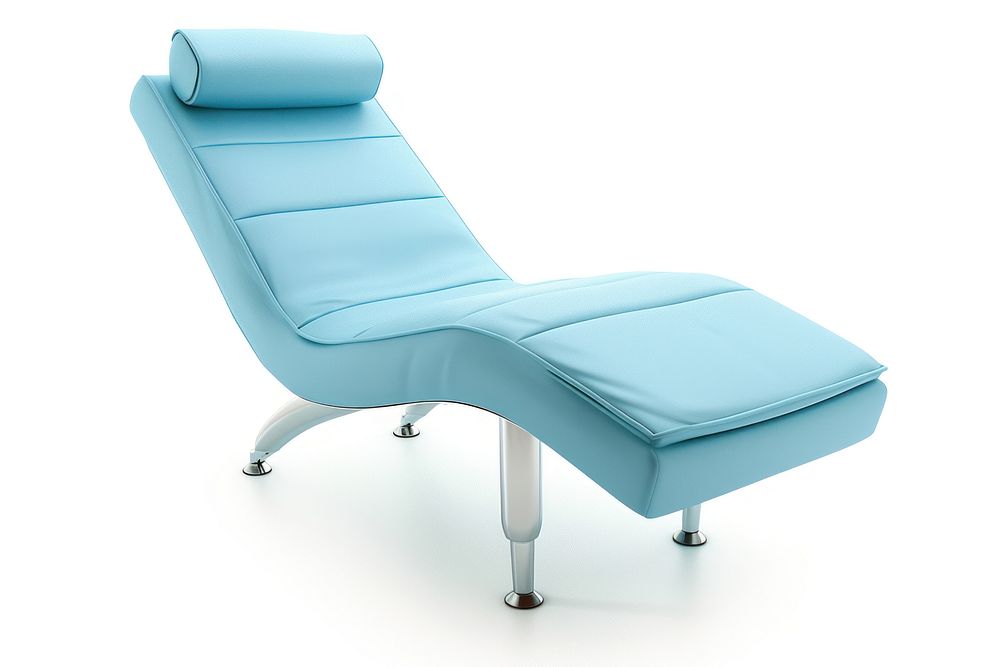 Resting Bench furniture chair blue.