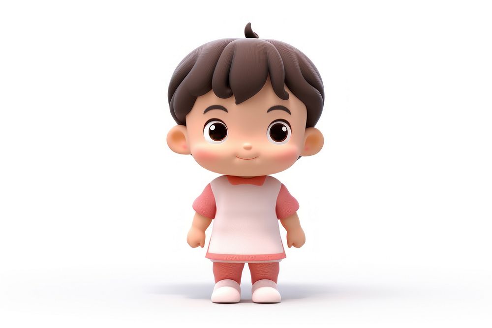 Japanese child figurine doll cute.