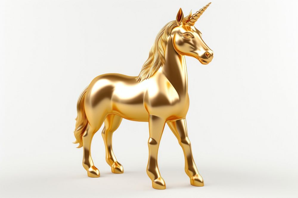 Glossy unicorn toy mammal animal horse.