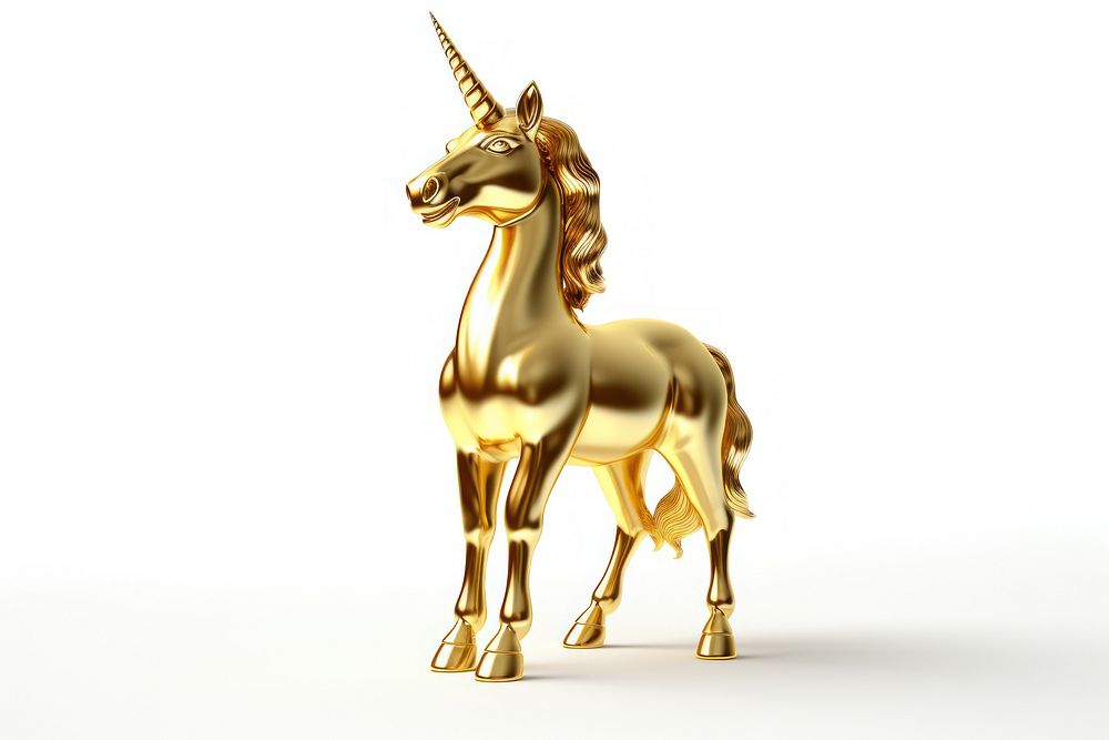 Glossy unicorn toy figurine mammal animal.