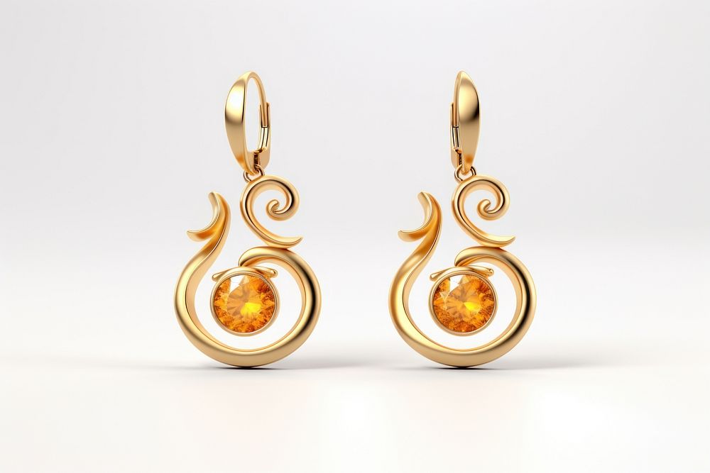 Earring gold jewelry pendant.