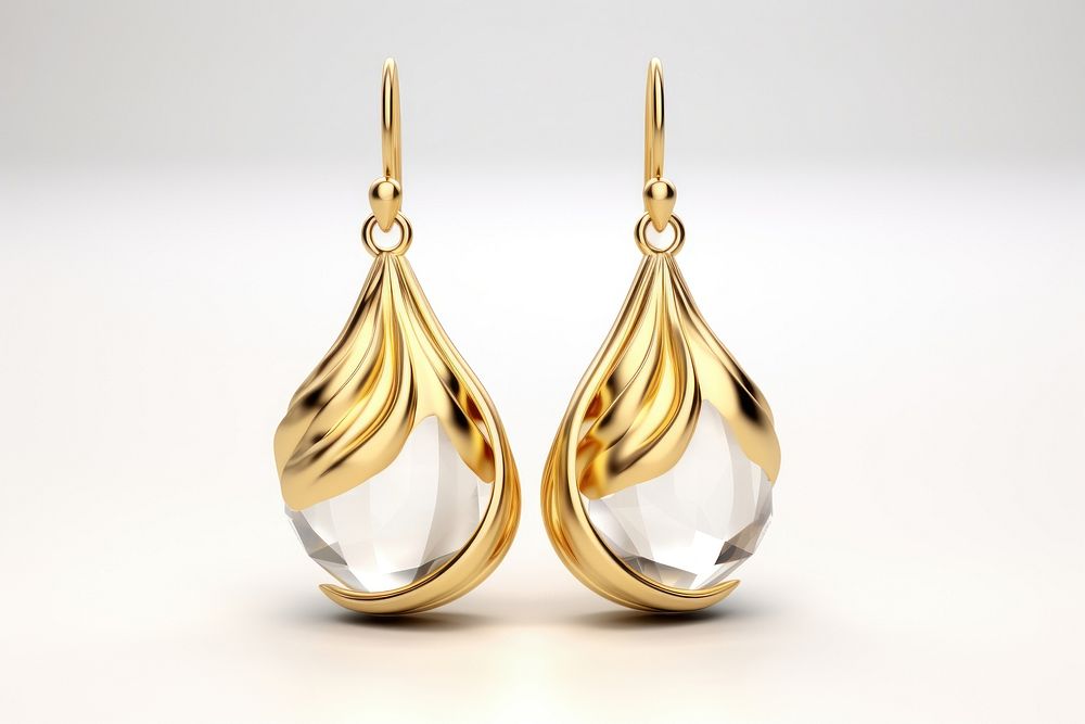 Earring gold jewelry pendant.