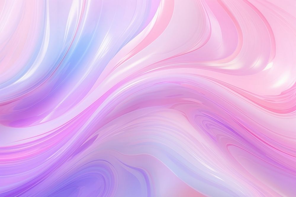 Rainbow holographic background with wavy swirls purple backgrounds abstract.