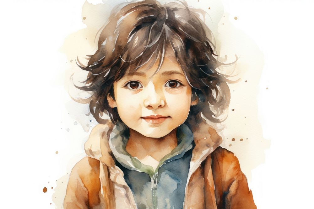American-Asian child portrait photography creativity.