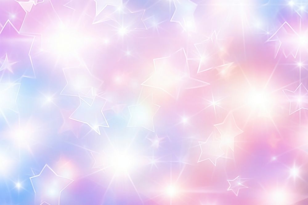 Star holographic blurred glowing pastel backgrounds abstract pattern.