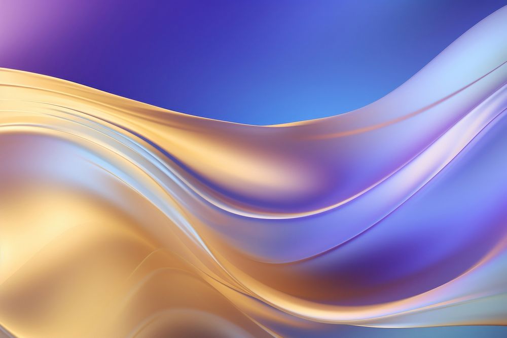 Wavy abstract gold foil hologram backgrounds pattern purple.