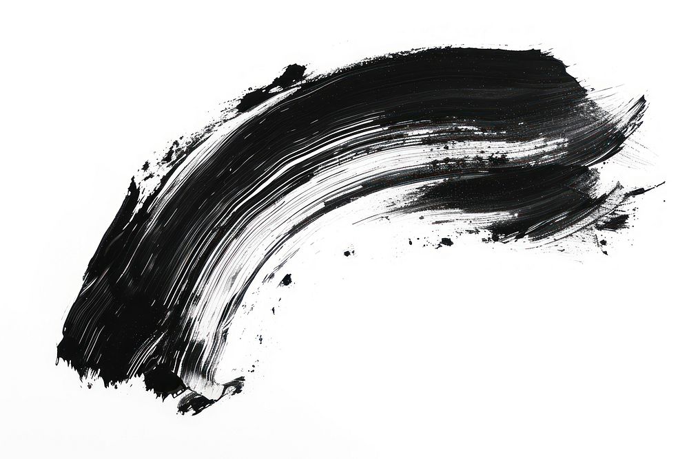 Black and white brush stroke backgrounds drawing sketch.