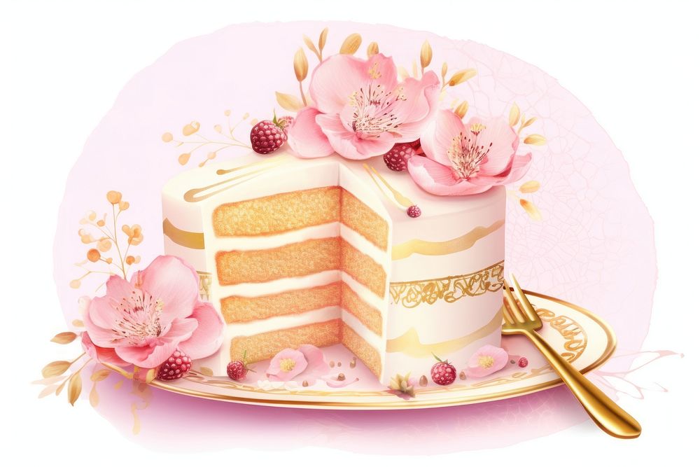 Cake cake dessert flower.