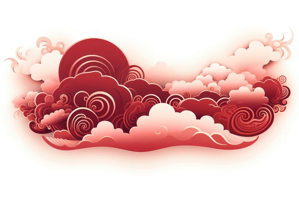 Chinese cloud backgrounds pattern art.