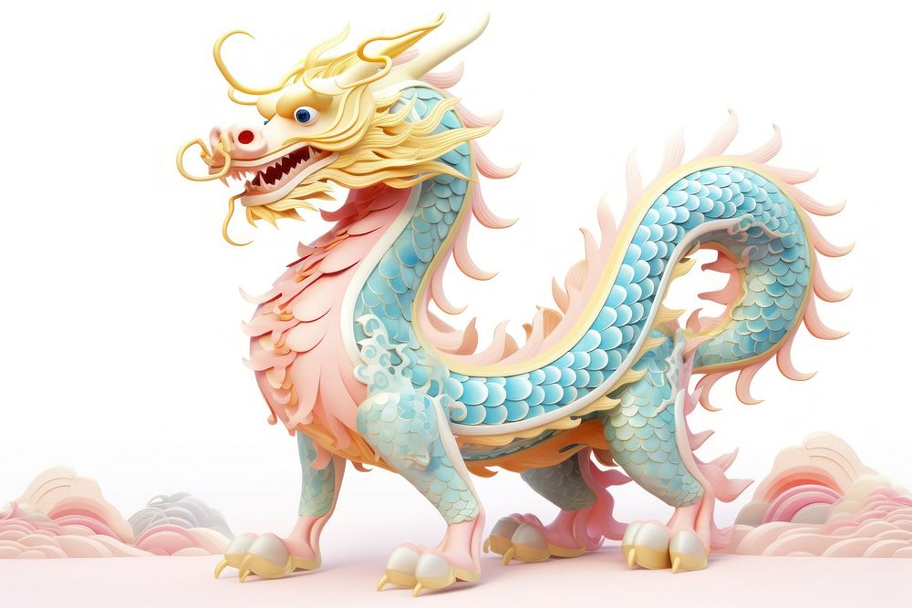 Chinese dragon art representation chinese dragon.