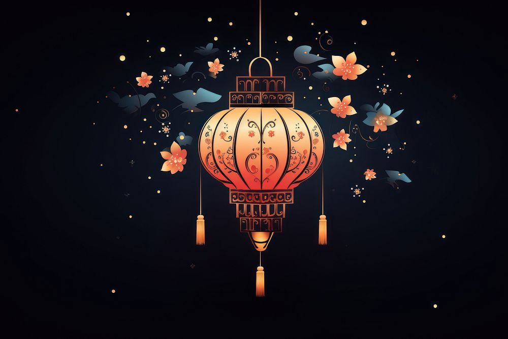 Chinese lantern chinese lantern illuminated celebration.