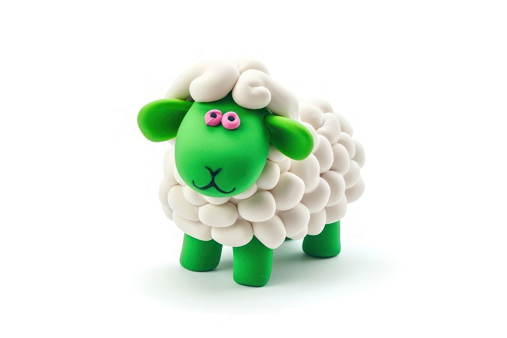 Sheep livestock figurine animal.