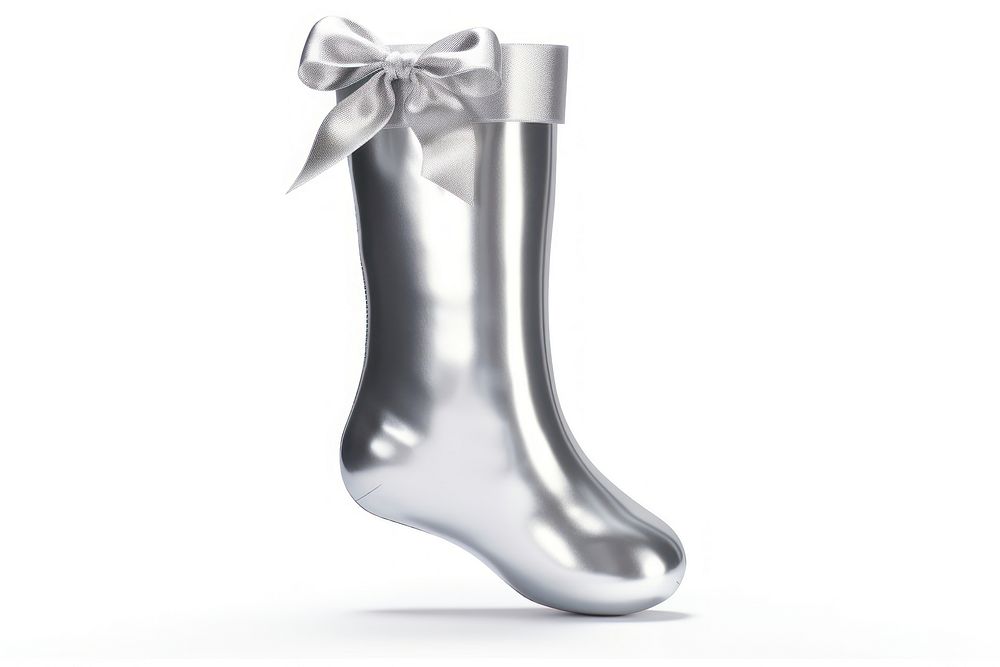 Footwear silver shoe gift.