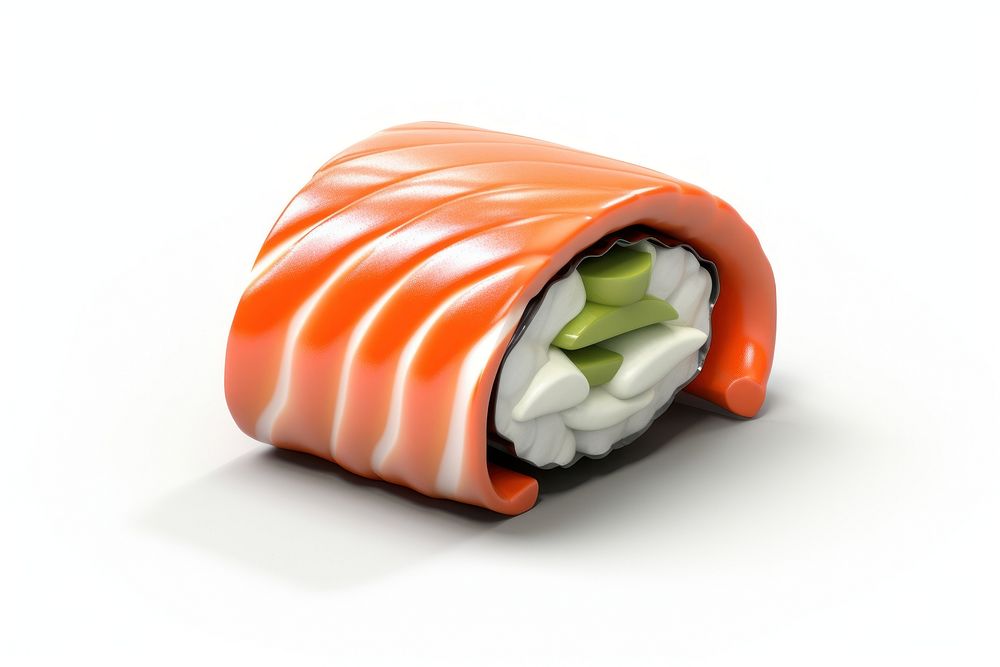 Sushi food salmon rice.