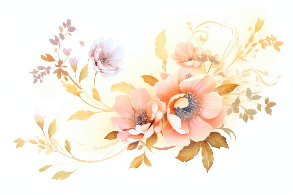 Flower flower painting pattern.