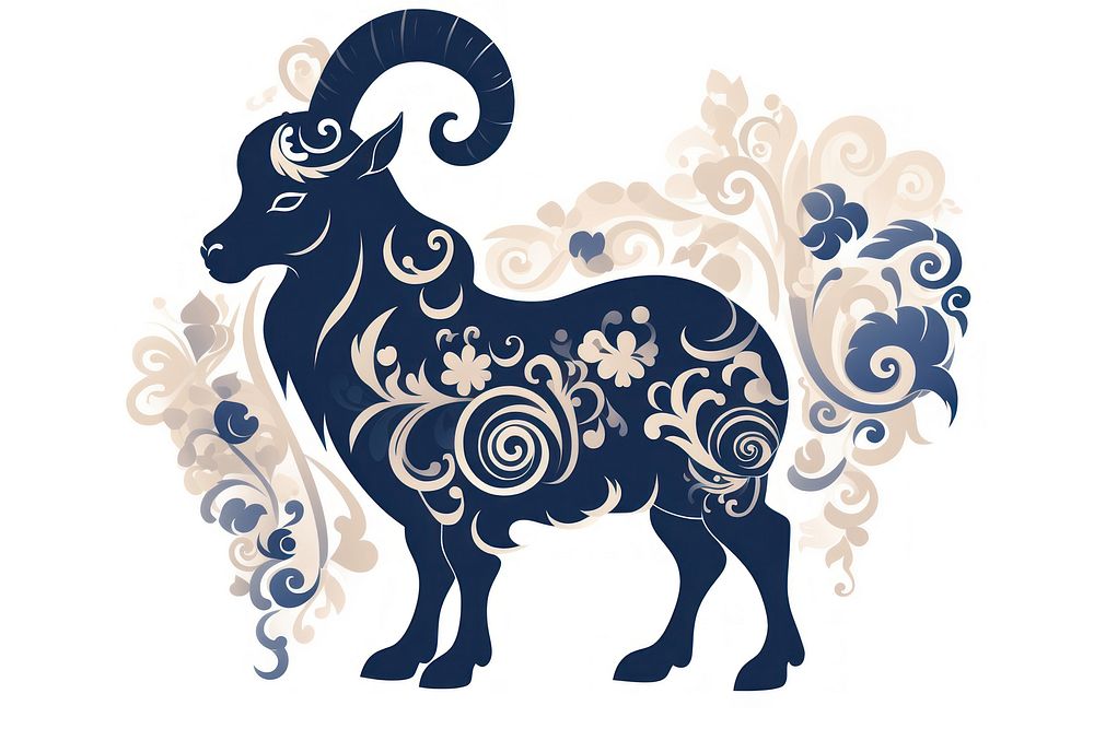 Goat livestock pattern animal.