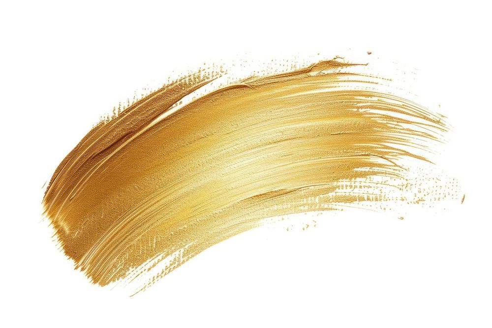 Gold dry brush stroke backgrounds white background abstract.