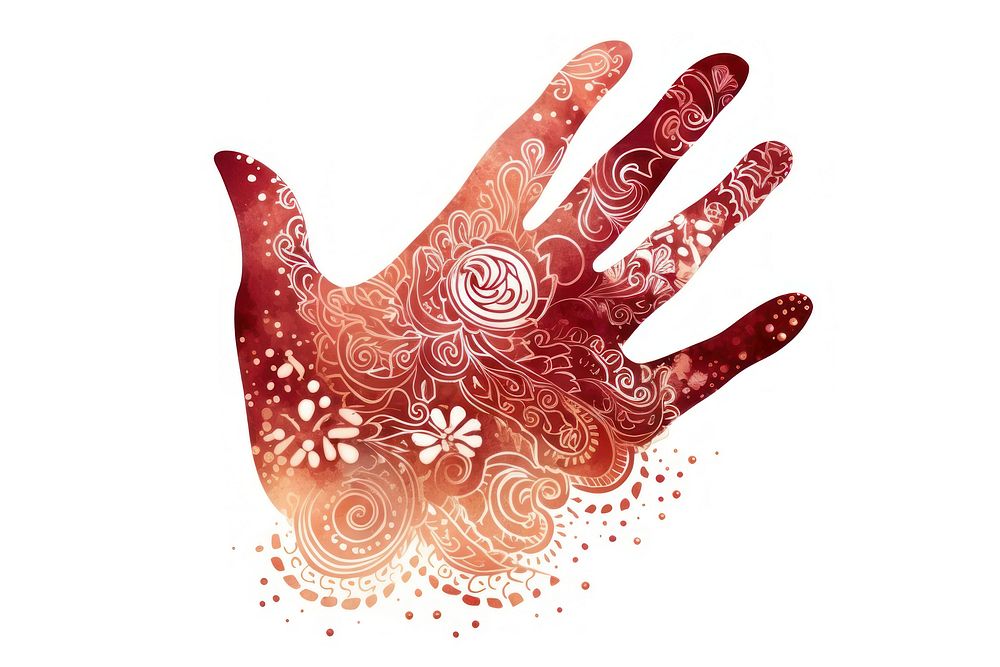 Hand hand finger henna.