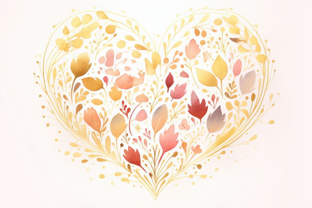 Heart backgrounds pattern gold.