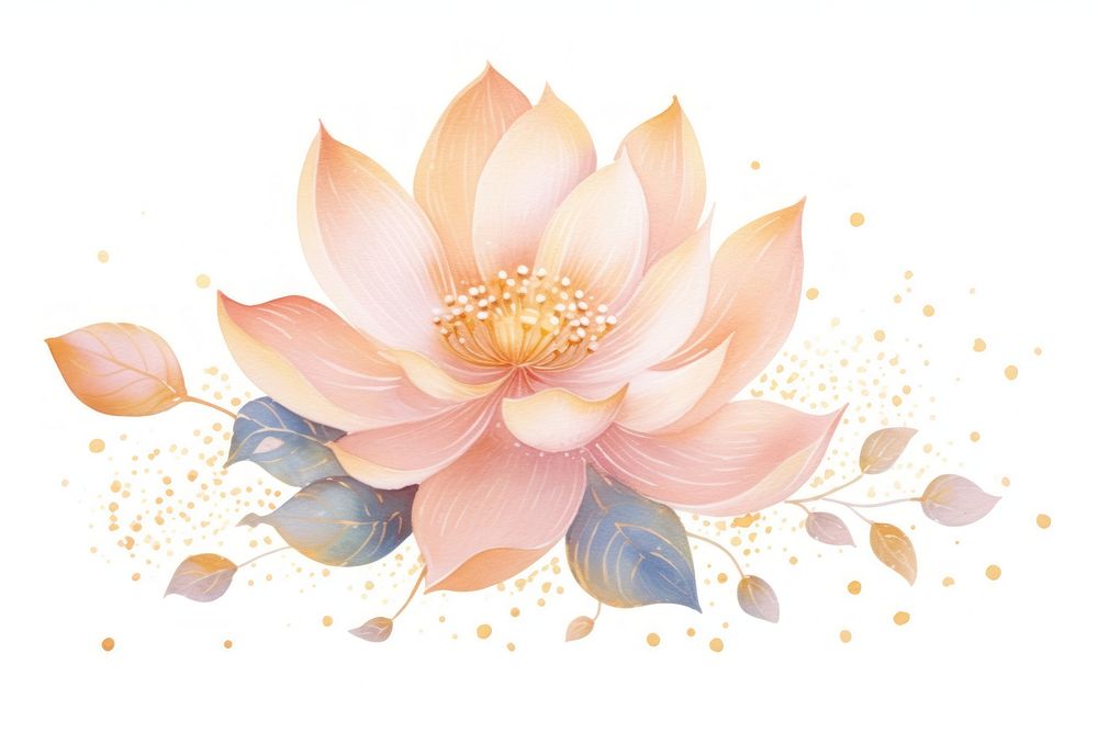 Lotus pattern flower petal.