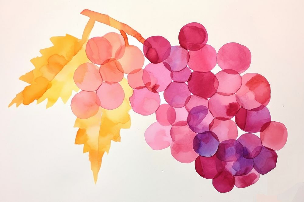 Abstract grapes ripped paper art creativity chandelier.