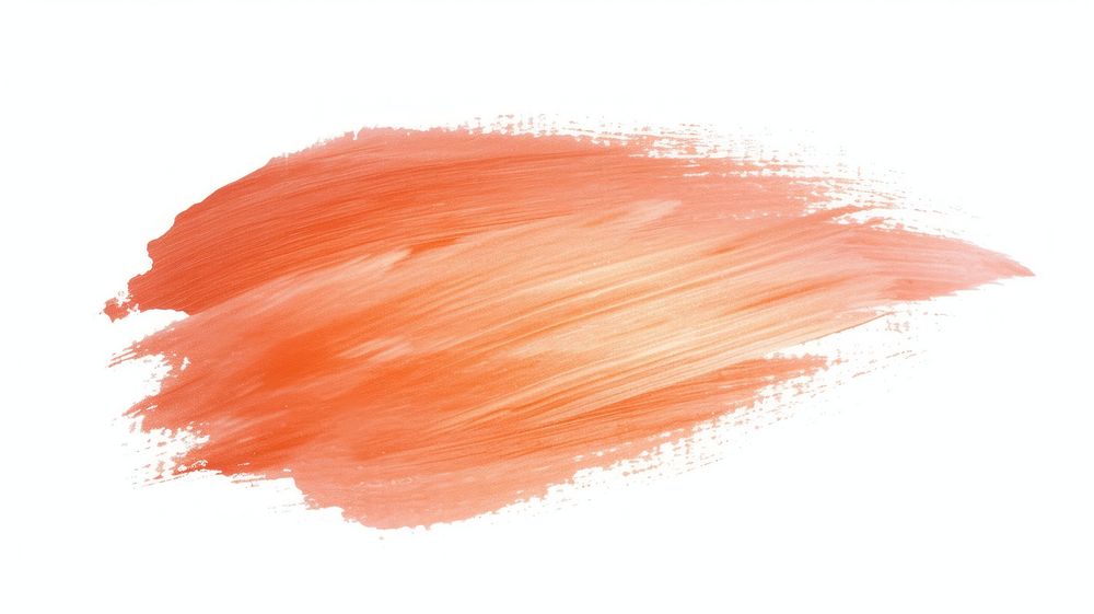 Peach dry brush stroke backgrounds paint white background.