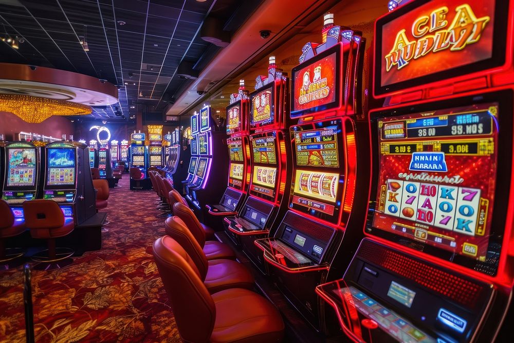 Underground casino nightlife gambling game.