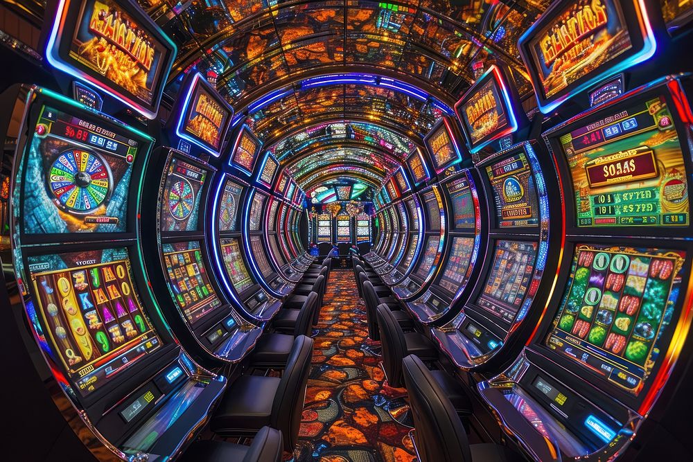 Underground casino gambling game architecture.