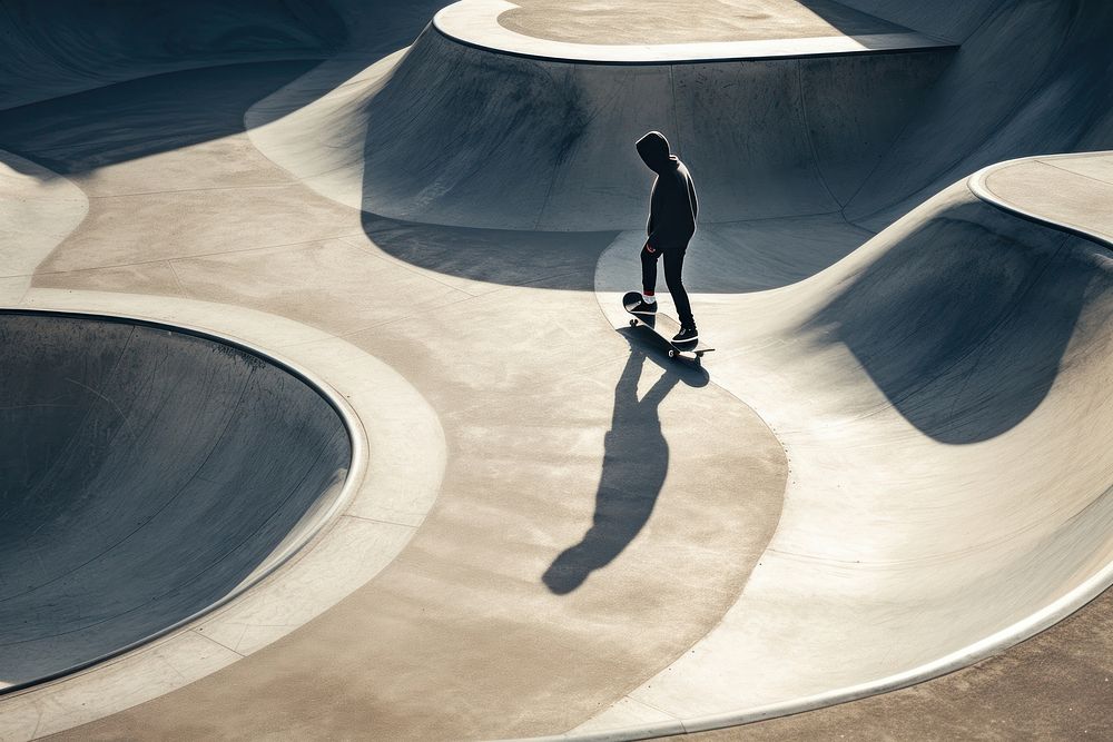 Playing skateboard outdoors skateboarding architecture. | Free Photo ...