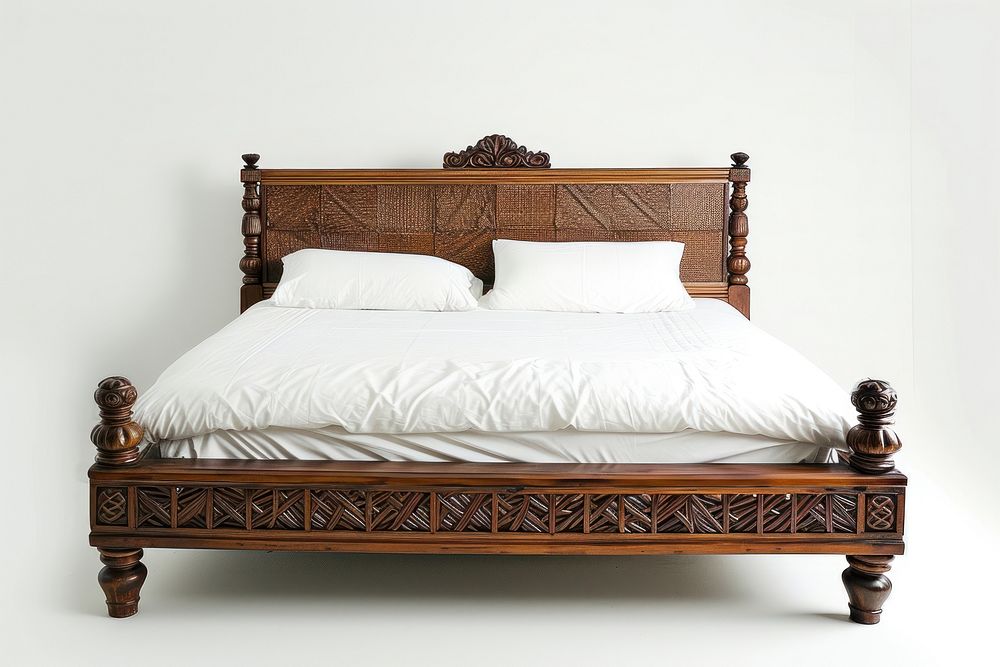 Bed furniture bedroom pillow.
