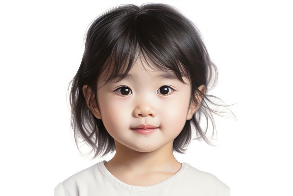 Japanese child portrait photo baby.