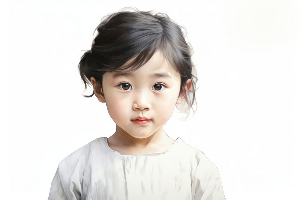 Korean child portrait photo baby.