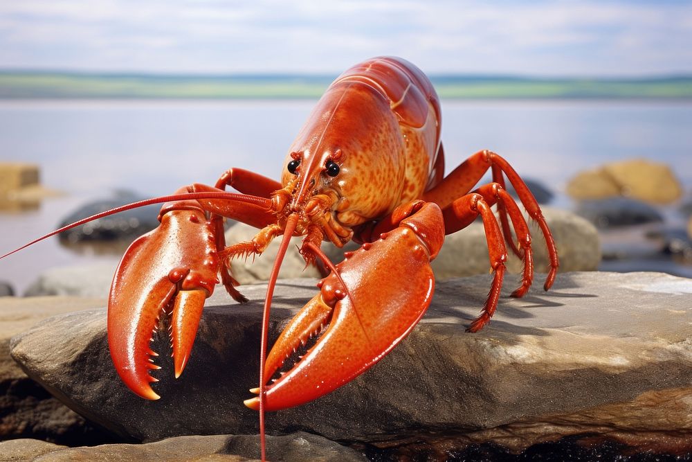 Lobster seafood animal invertebrate.