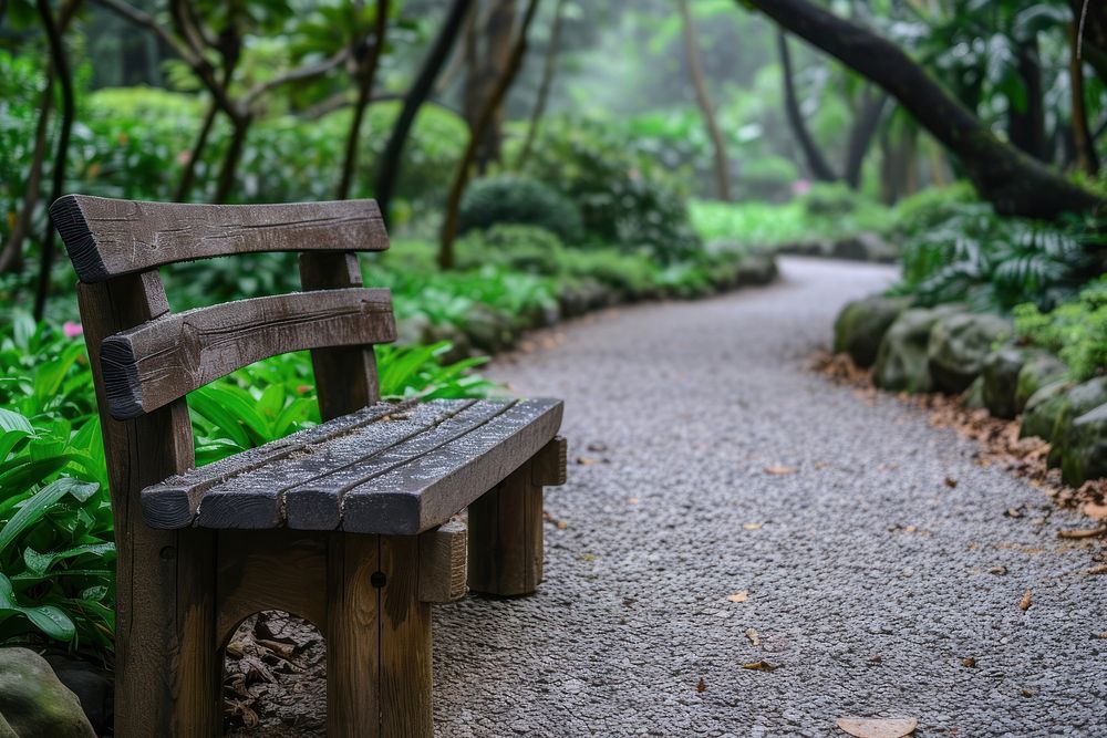 Small garden furniture outdoors nature.