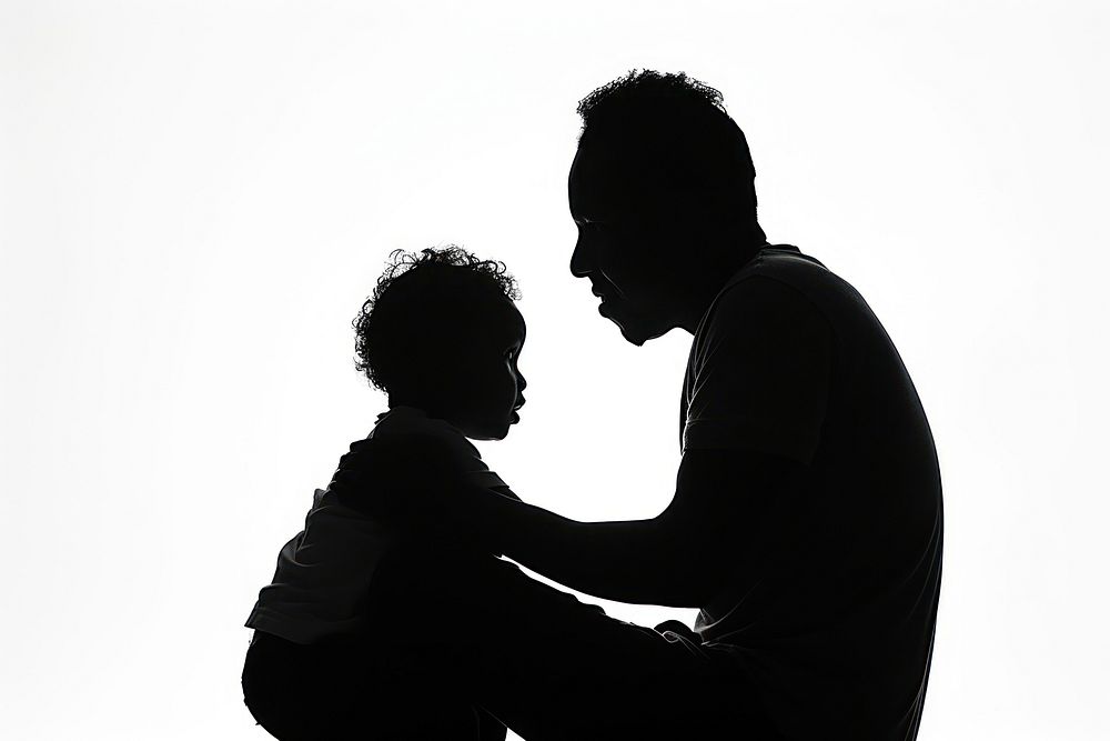 Father and son sillouette photography silhouette adult.