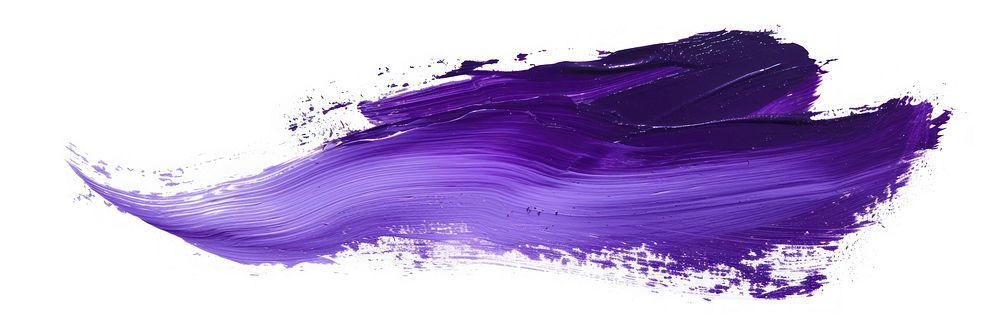 Purple dry brush stroke backgrounds paint white background.